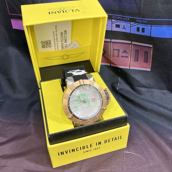 INVICTA Subaqua Dragon Mother of Pearl Exclusive Men's Quartz Watch 37037 - Picture 1 of 13